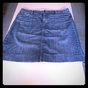 Gap Straight Denim Skirt